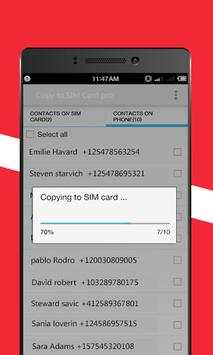 copy to SIM Card screenshot 4