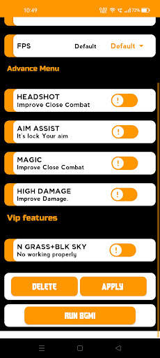 FOX GFX TOOL FOR BGMI AND PUBG screenshot 2