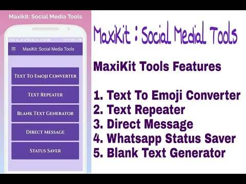 MaxiKit: Social Media Tools screenshot 1