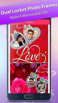 Dual Love Locket Photo Frames - Love Photo Editor 2 تصوير الشاشة