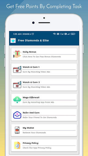 Free Diamonds And Elite screenshot 1