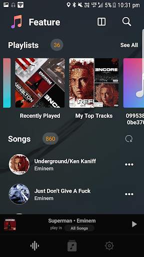 Music Player- Free, High Quality 1 تصوير الشاشة