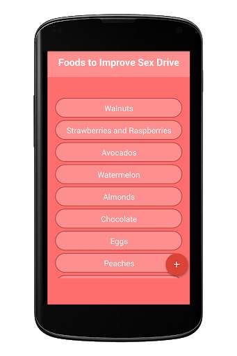 Foods to Increase Drive स्क्रीनशॉट 1