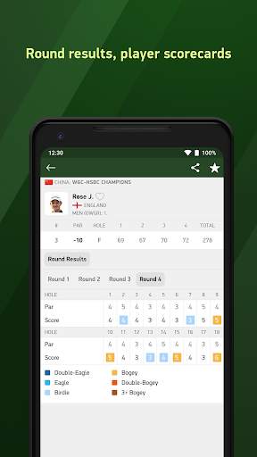 Golf Live 24 - golf scores screenshot 2