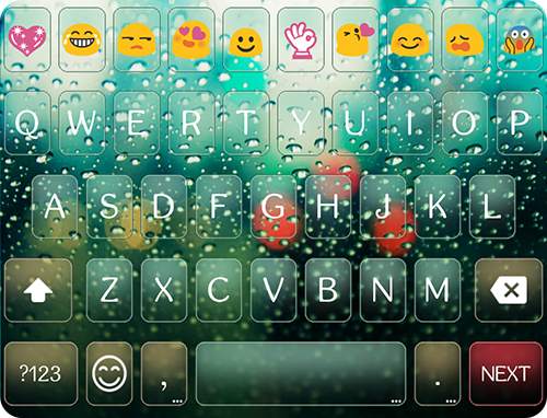Glass Water Keyboard Theme screenshot 6