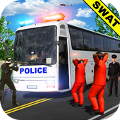 Police Bus Uphill Drive Simulator game icon