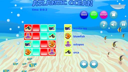 Animal World Map 6 -12 years screenshot 3