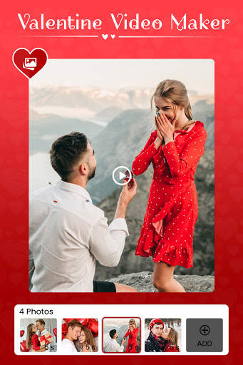 Valentine Day Video Maker with Music 2021 screenshot 1