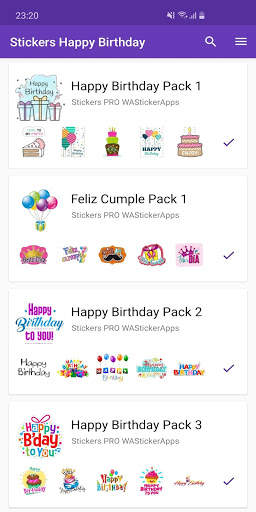 Stickers Happy Birthday 🎂 WAStickerApps Birthday screenshot 4