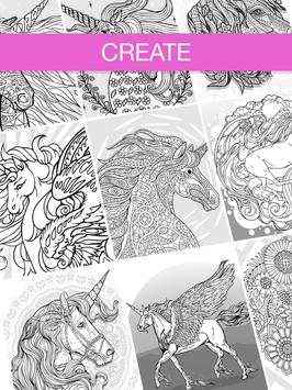 Unicorn Coloring Book 3D screenshot 7