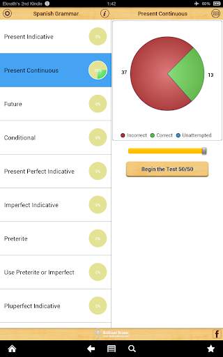 Spanish Grammar for English Speakers Lite screenshot 10