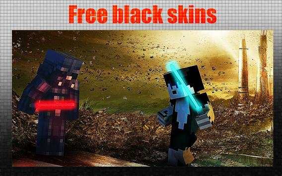 Black Skins for Minecraft screenshot 1