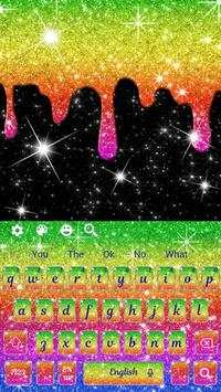 Rainbow Glitter Love Heart Keyboard screenshot 4