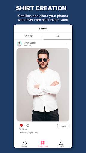 Man Shirt Photo Suit Montage screenshot 8