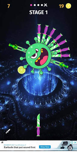 Kill This Virus -  Fun Game Shoot them with Knife screenshot 3