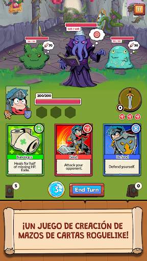 Card Guardians Juego Carta RPG screenshot 1
