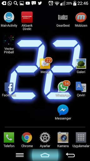 Digital Clock Wallpaper screenshot 4