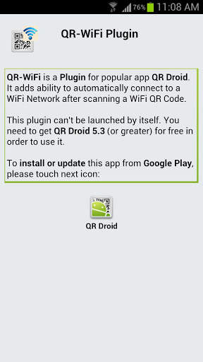 QR-WiFi Plugin™ screenshot 1