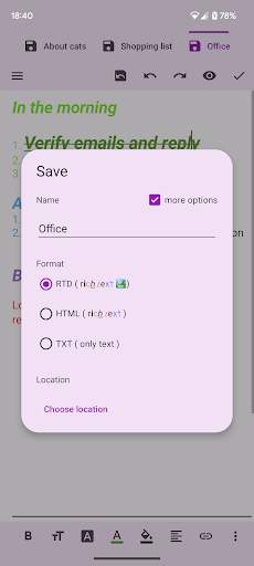 Text Editor screenshot 5