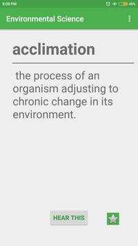 Glossary Environmental Science 2 تصوير الشاشة