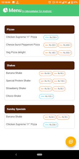 Menu Maker: Create N Edit Shop Catalog, Make  PDF! screenshot 6
