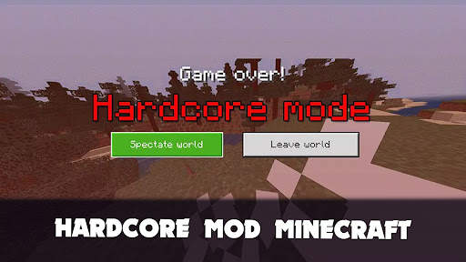 Hardcore Mod for Minecraft PE screenshot 2