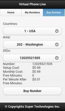 Virtual Phone Line screenshot 4