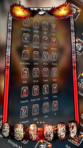Fire Skull Theme screenshot 4