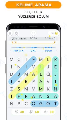 Kelime Avı / Arama - Türkçe screenshot 1