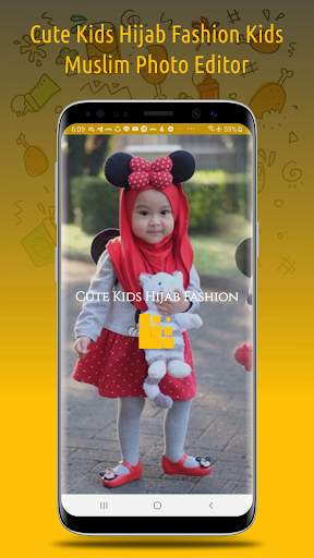 Cute Kids Hijab Fashion Kids Muslim Photo Editor 1 تصوير الشاشة