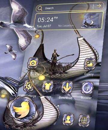 Viking Ship Launcher Theme screenshot 2