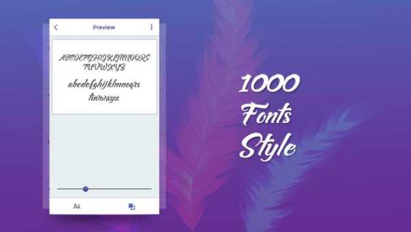 1000 Font Style screenshot 1