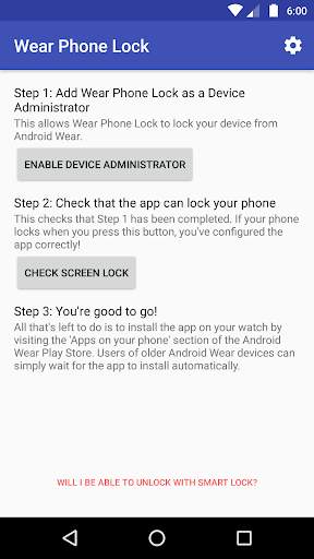 Wear Phone Lock for Wear OS screenshot 2