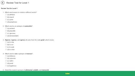 Verbal Advantage - Level 1 screenshot 9