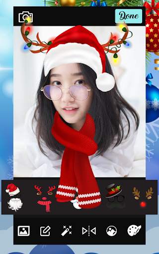 Merry Christmas Editor Face Camera screenshot 4