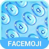 Blue Water Drop Keyboard Theme on 9Apps