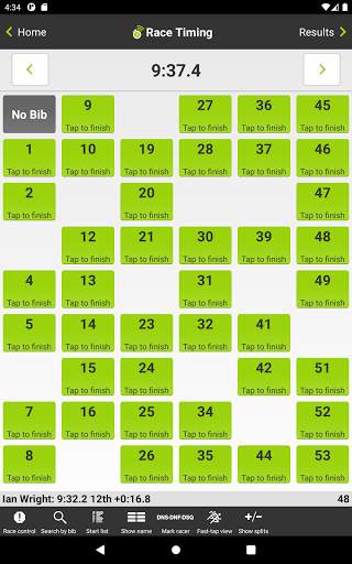 Webscorer Race & Lap Timer screenshot 8