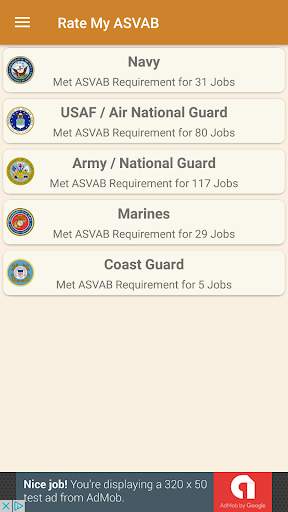 Rate My ASVAB screenshot 1
