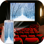 Wall Video Projector HD Prank icon