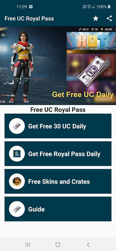 Free UC® And Royal Pass Unlimited All Season screenshot 1