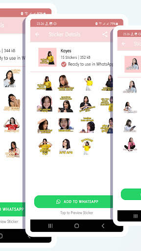 Stiker WA Cewek Cantik Seksi screenshot 2