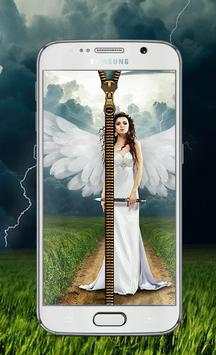 Angel Zipper Screen - Lock app screenshot 2