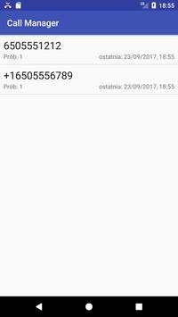 Call Manager screenshot 1
