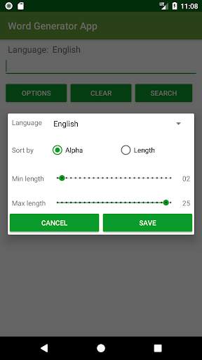 Word Generator App screenshot 2