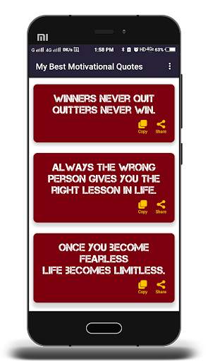 My Best Motivational Quotes screenshot 2