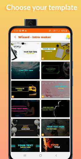 Wizard - Intro maker and text animator with music screenshot 3