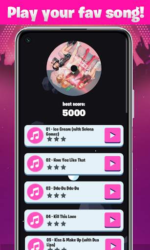 Blackpink Tiles Hop - Ice Cream Bounce Game screenshot 3