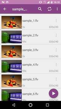 FLV Player For Android screenshot 1