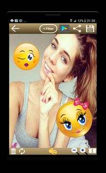 Emoji on Photo Editor & Photo Filter Effects screenshot 2