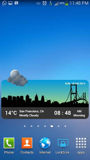 Metro Clock & Weather screenshot 2